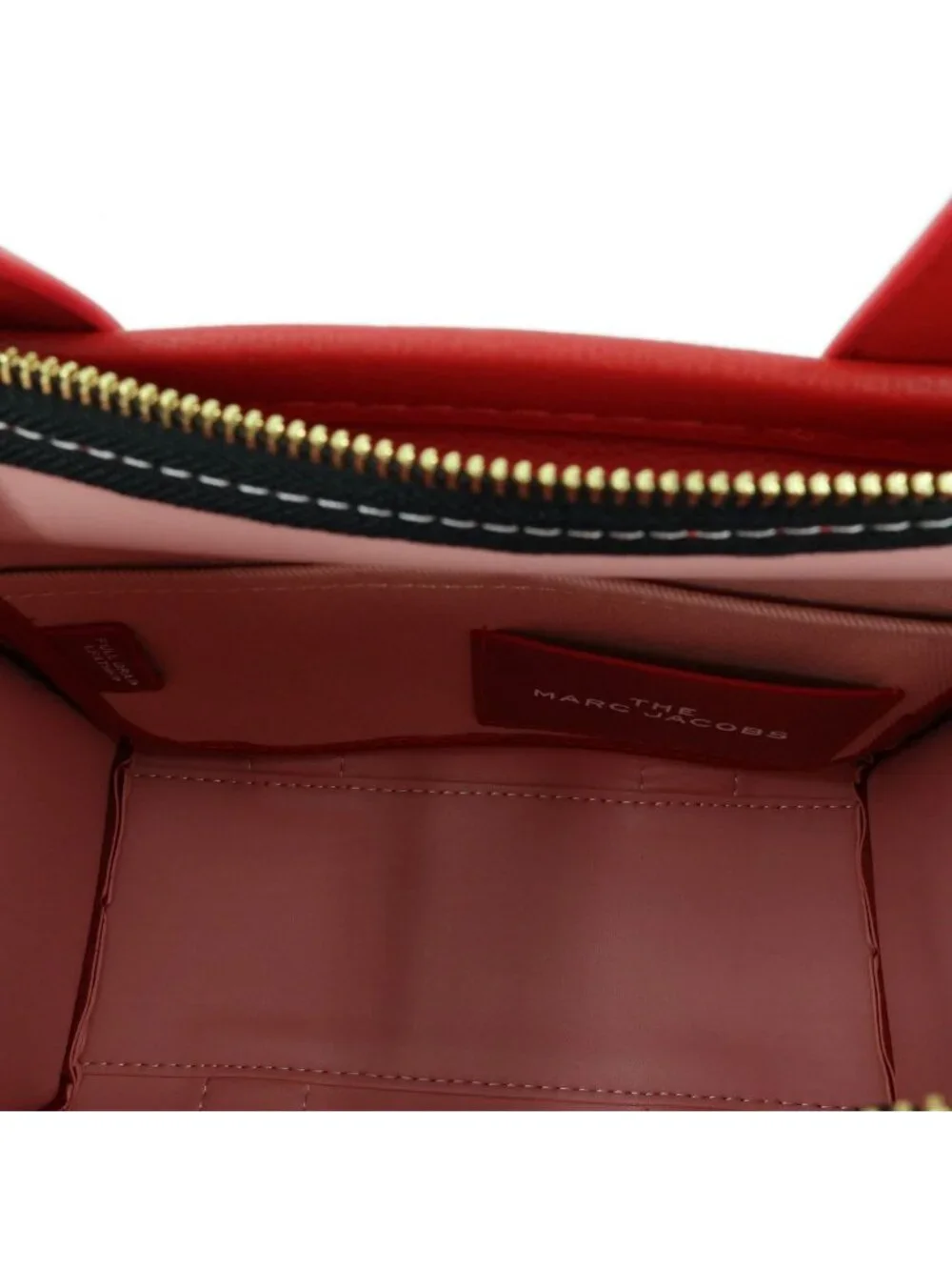 Marc Jacobs Women's The Small Tote Leather Bag Red OS